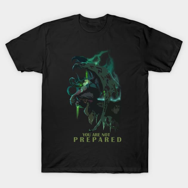 Not prepared. T-Shirt by AntigoneHyde